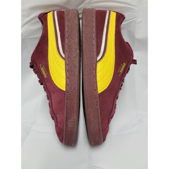 PUMA Suede Triplex Men\'s Size 7 Burgundy Hip Hop Classic Sneaker Old School Red main image 6